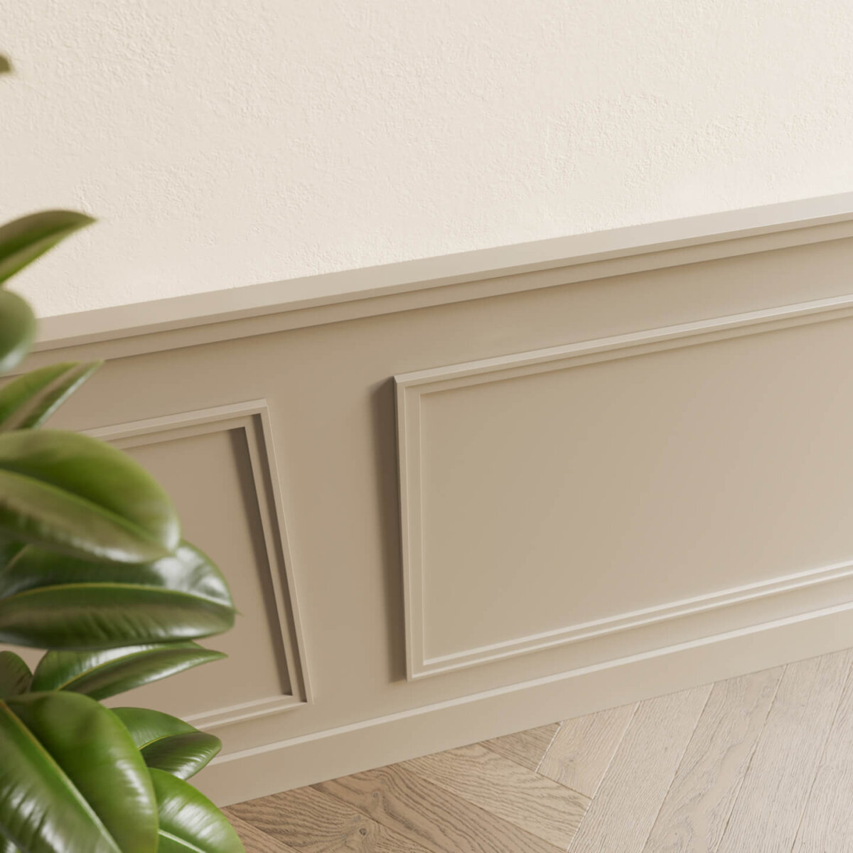 Boiserie Living pannello liscio NCS 5005 Y50R