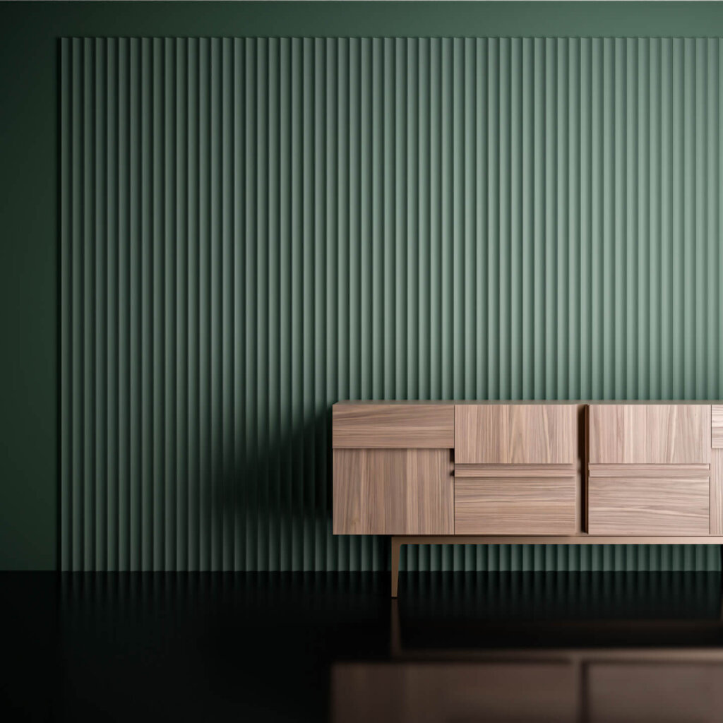 Boiserie VERTICAL Groove NCS 6010-G10Y