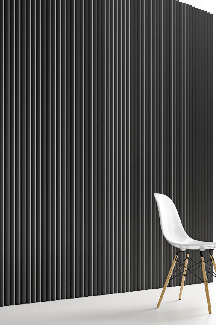 Boiserie Modulor RAL7022 Boiserie VERTICAL Modulor RAL7022