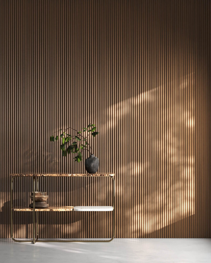 Boiserie VERTICAL Plissé Noce chiaro