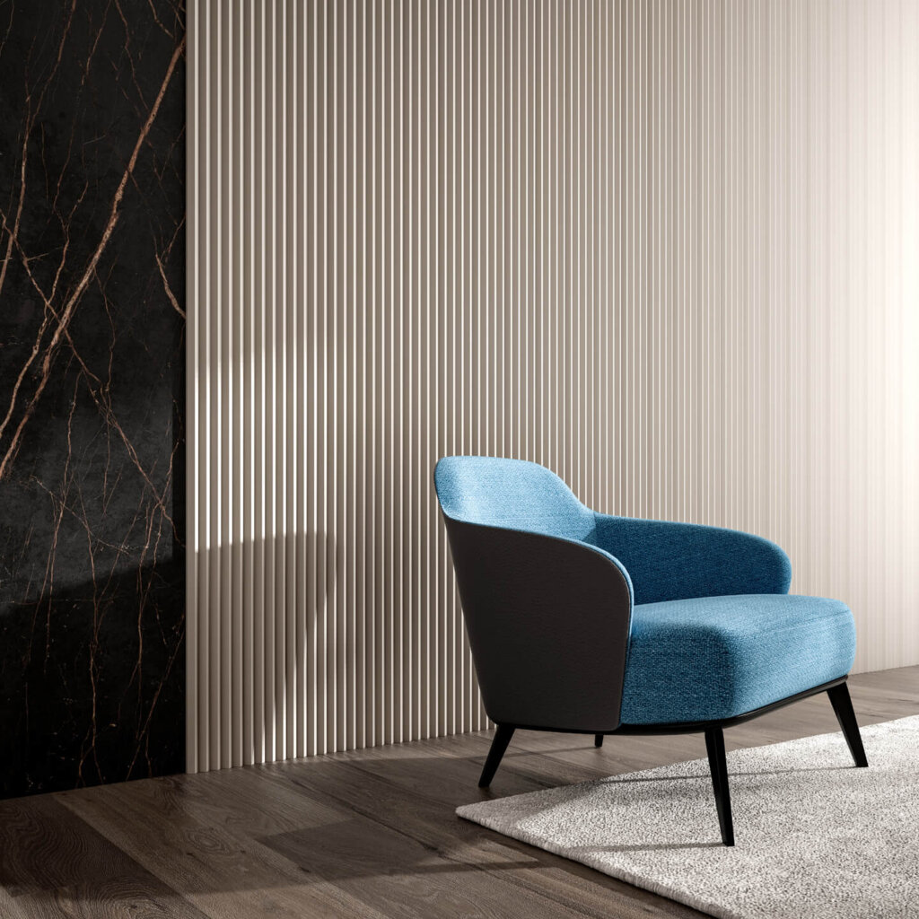 Boiserie VERTICAL Plissé