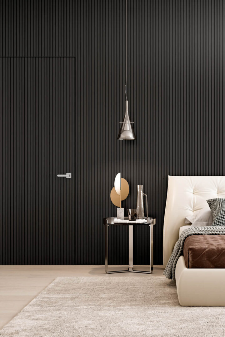 Boiserie Quadra 18 NCS S-8502-Y Boiserie VERTICAL Quadra 18 NCS S-8502-Y