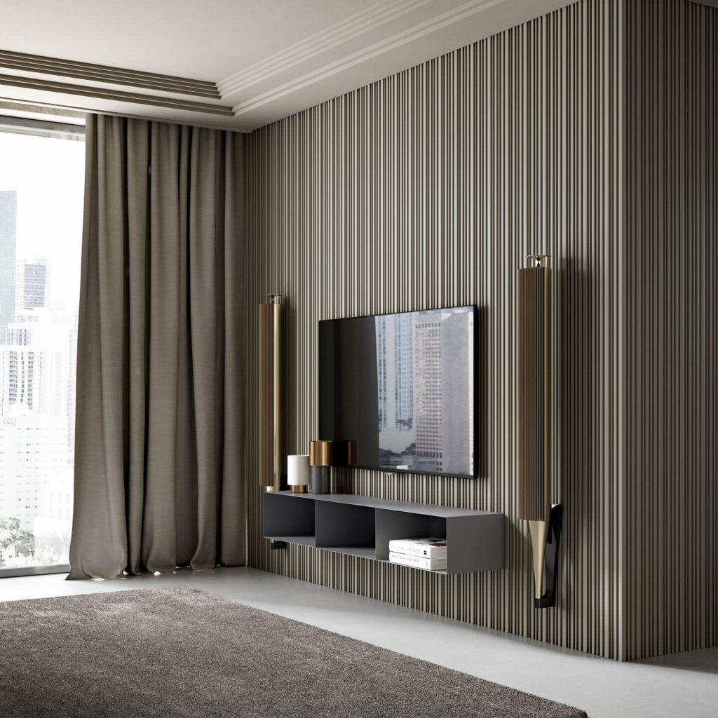 Boiserie VERTICAL Random RAL7039